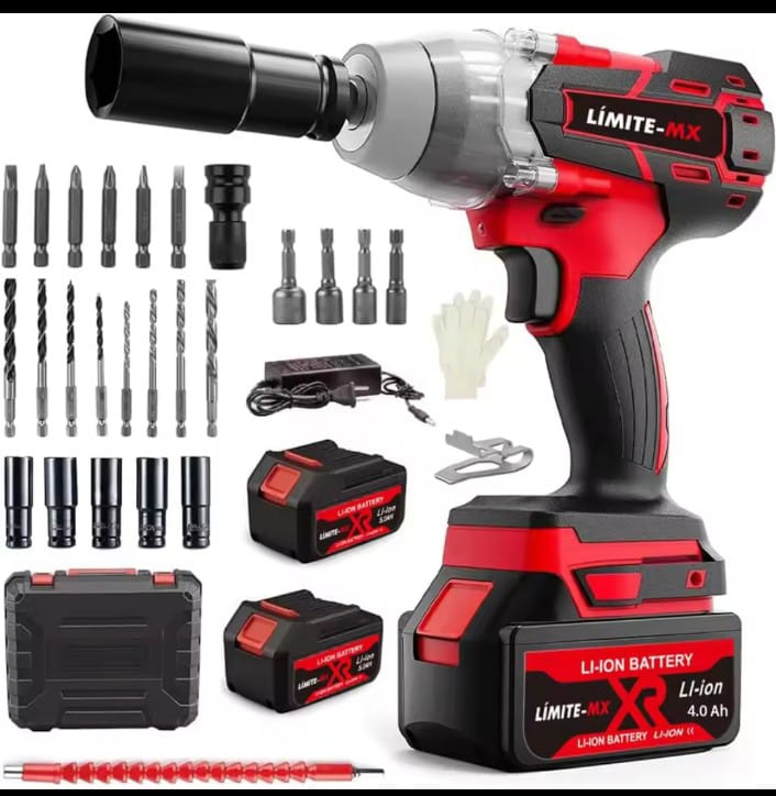 Límite-MX Juego de Llave De Impacto Inalámbrica 👷‍♂️🛠